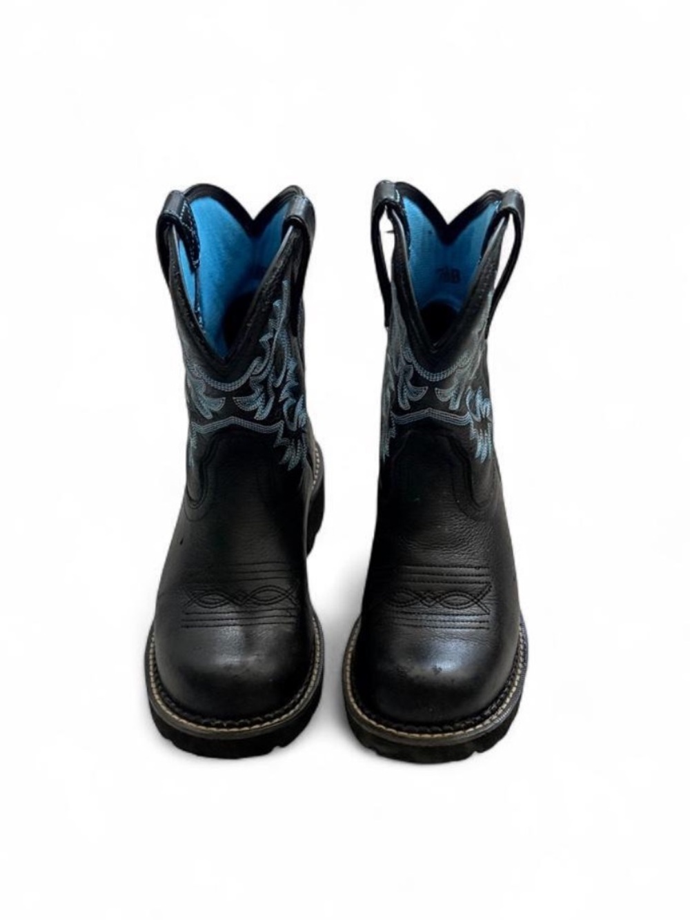 Ariat Women’s  Cowboy Boots with Blue Stitching